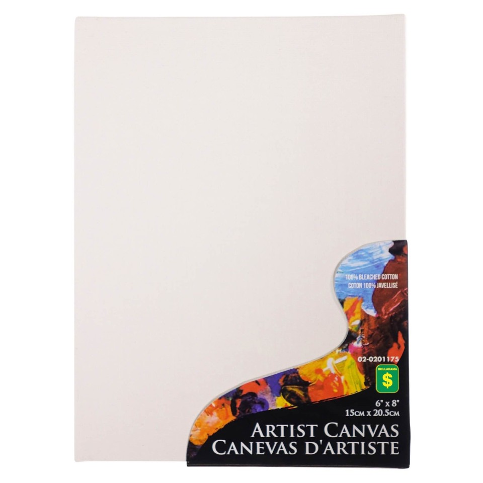 Flat Artist Canvas Assorted Sizes And Quantities Dollarama