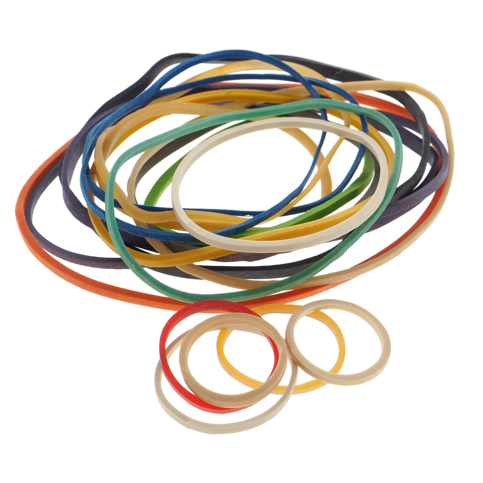 Rubber Bands (Assorted sizes and Colours) | Dollarama