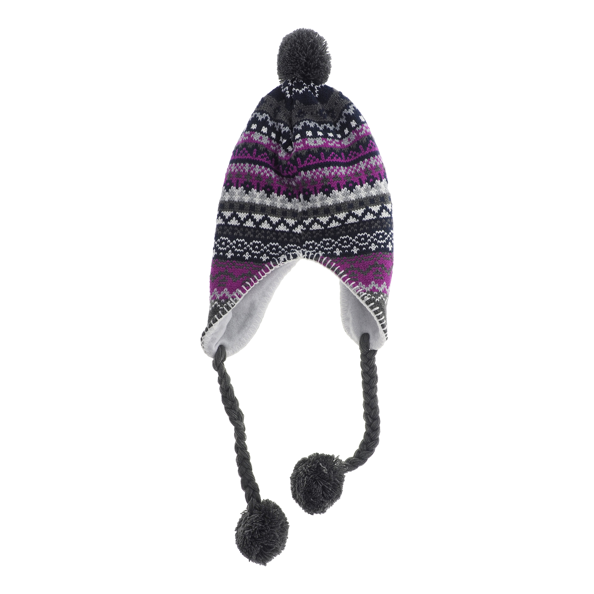 Kids Jacquard Knitted Hat with Pompom | Dollarama