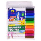 Mini Marker set 12PK (Assorted Colours) | Dollarama