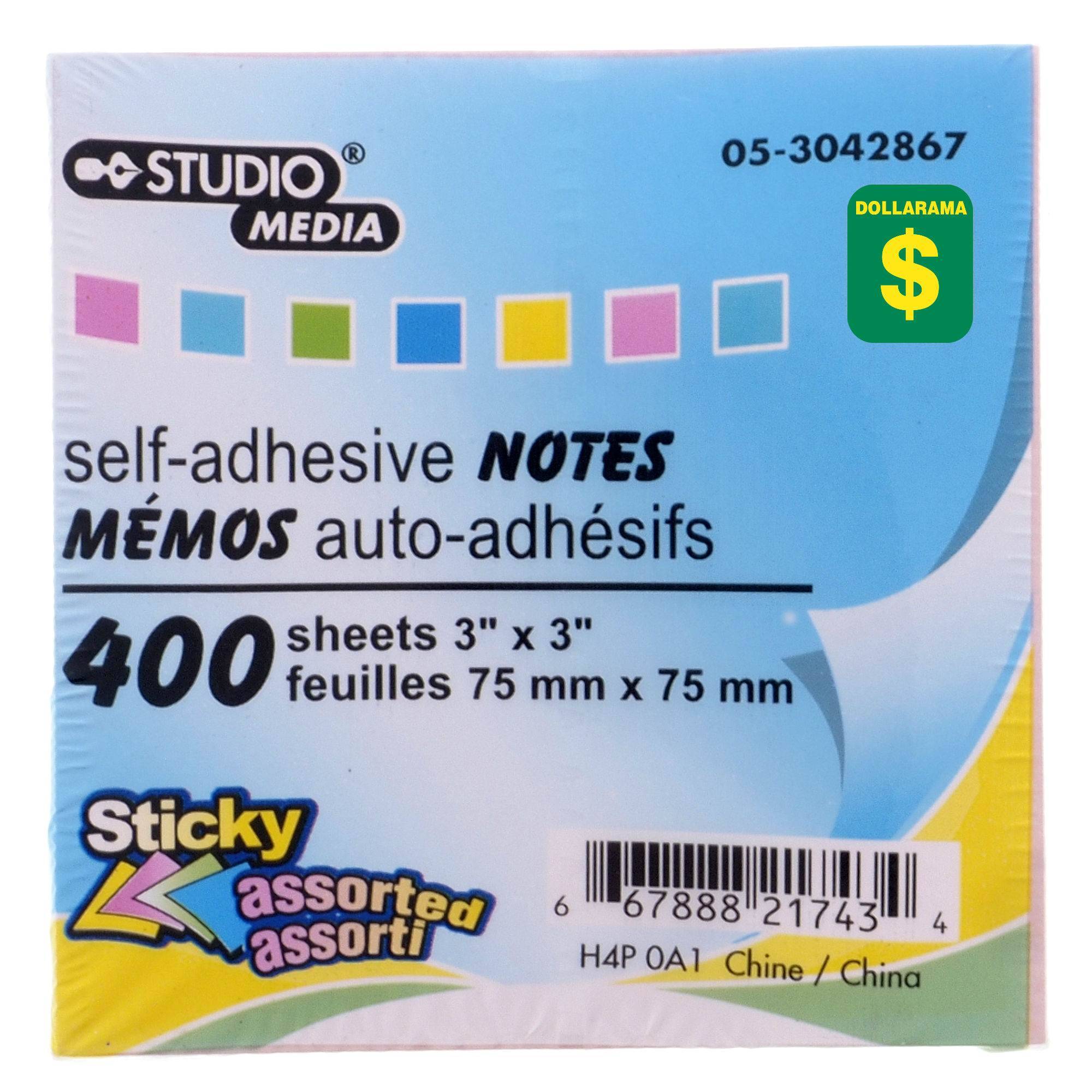 adhesive notes