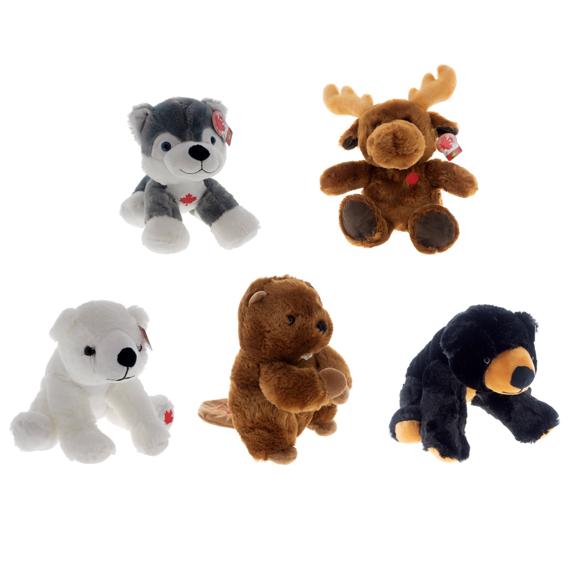 Canada Plush Animals 8.5